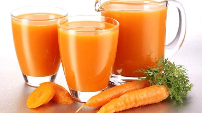 морковный сок и морковь